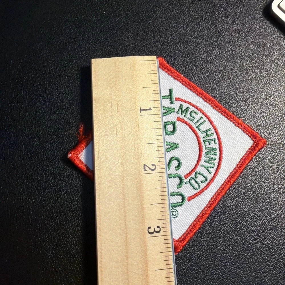 EMBROIDERED TABASCO PEPPER SAUCE PATCH